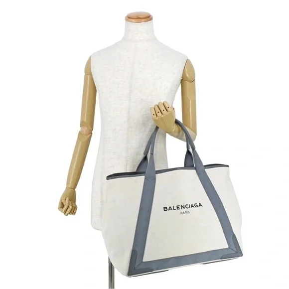 Balenciaga Paris White and Gray Women's Bag - Picture 9 of 10